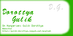 dorottya gulik business card